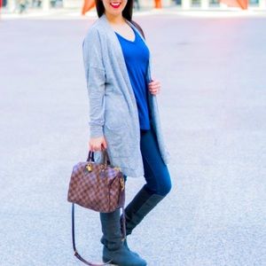 J Crew Gray Cardigan